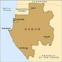 Gabon territorial map